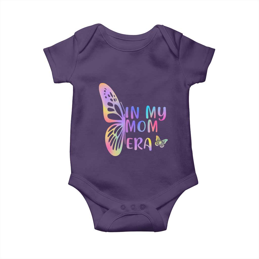 In My Mom Era Baby Onesie Colorful Butterfly Mothers Day Gift
