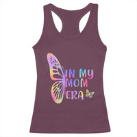 In My Mom Era Racerback Tank Top Colorful Butterfly Mothers Day Gift