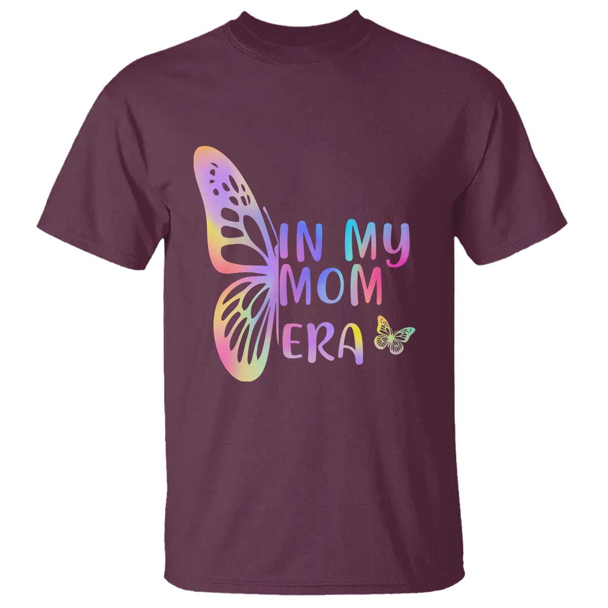 In My Mom Era T Shirt Colorful Butterfly Mothers Day Gift