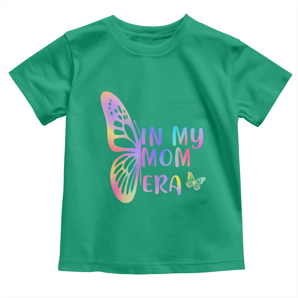 In My Mom Era Toddler T Shirt Colorful Butterfly Mothers Day Gift