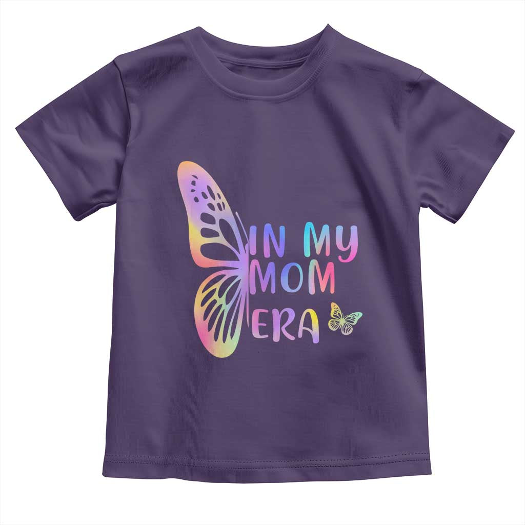 In My Mom Era Toddler T Shirt Colorful Butterfly Mothers Day Gift
