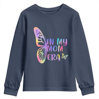 In My Mom Era Youth Sweatshirt Colorful Butterfly Mothers Day Gift