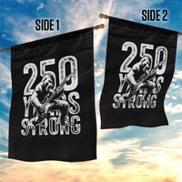 250 Years Strong Bigfoot Guitar Garden Flag USA 250th Anniversary Gift
