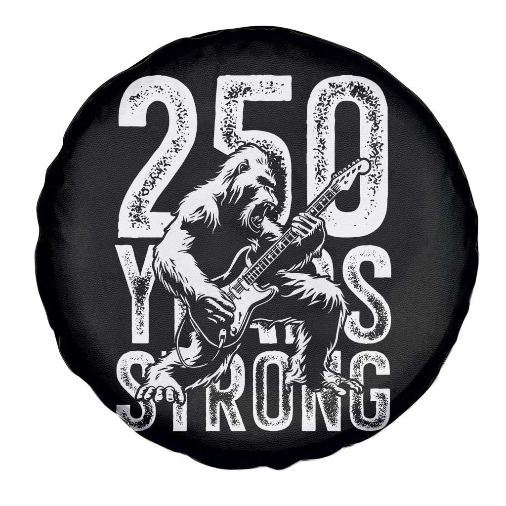 250 Years Strong Bigfoot Guitar Spare Tire Cover USA 250th Anniversary Gift