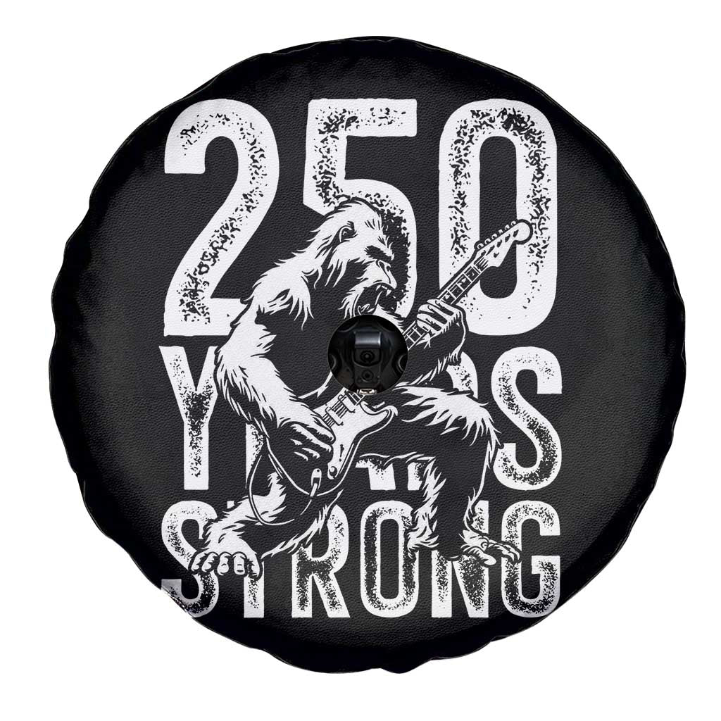 250 Years Strong Bigfoot Guitar Spare Tire Cover USA 250th Anniversary Gift