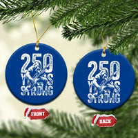 250 Years Strong Bigfoot Guitar Ceramic Ornament USA 250th Anniversary Gift
