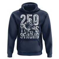 250 Years Strong Bigfoot Guitar Hoodie USA 250th Anniversary Gift