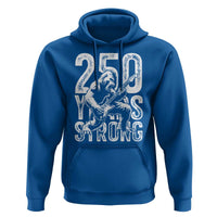250 Years Strong Bigfoot Guitar Hoodie USA 250th Anniversary Gift