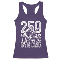 250 Years Strong Bigfoot Guitar Racerback Tank Top USA 250th Anniversary Gift
