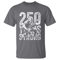 250 Years Strong Bigfoot Guitar T Shirt USA 250th Anniversary Gift