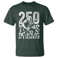 250 Years Strong Bigfoot Guitar T Shirt USA 250th Anniversary Gift