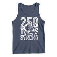 250 Years Strong Bigfoot Guitar Tank Top USA 250th Anniversary Gift
