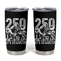 250 Years Strong Bigfoot Guitar Tumbler Cup USA 250th Anniversary Gift