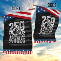 250 Years Strong Bigfoot Guitar Patriotic Garden Flag USA 250th Anniversary Gift