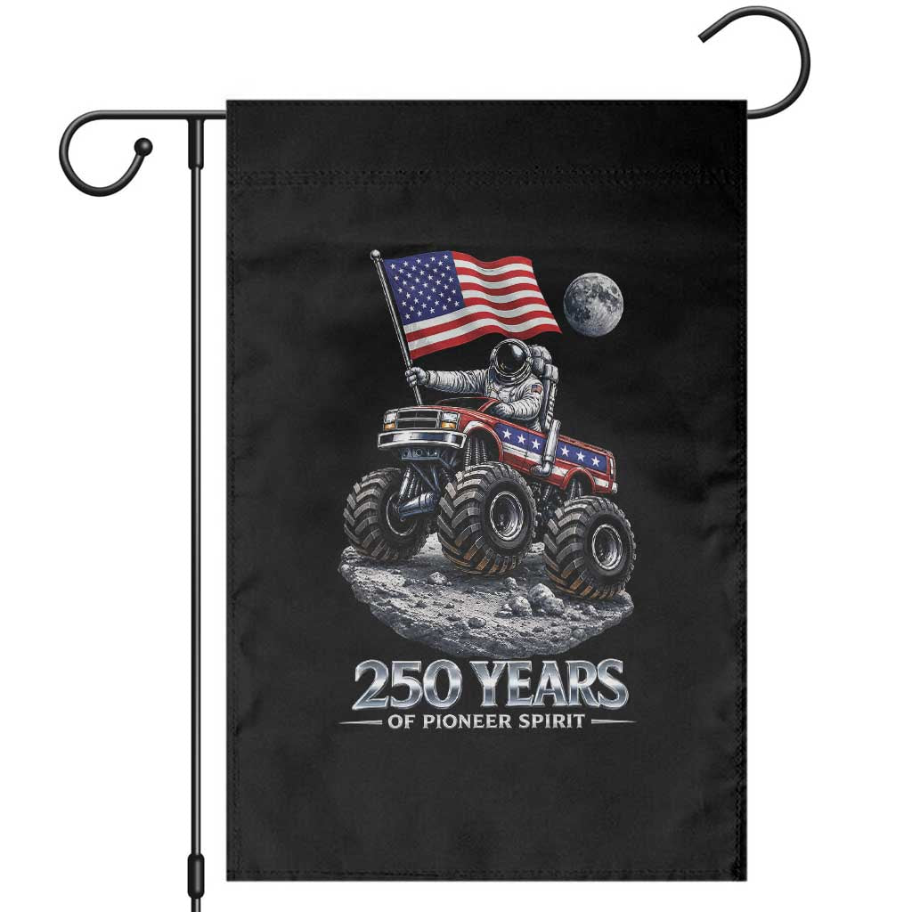 Astronaut 250 Years Of Pioneer Spirit Garden Flag USA 250th Anniversary