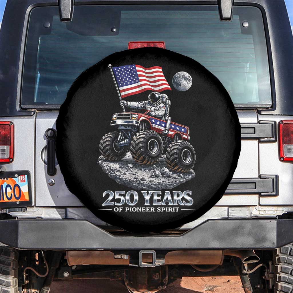 Astronaut 250 Years Of Pioneer Spirit Spare Tire Cover USA 250th Anniversary