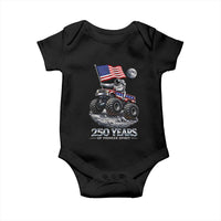 Astronaut 250 Years Of Pioneer Spirit Baby Onesie USA 250th Anniversary