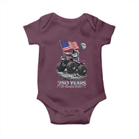 Astronaut 250 Years Of Pioneer Spirit Baby Onesie USA 250th Anniversary