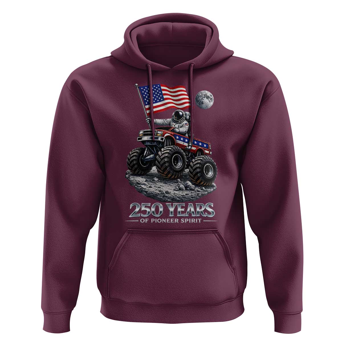 Astronaut 250 Years Of Pioneer Spirit Hoodie USA 250th Anniversary