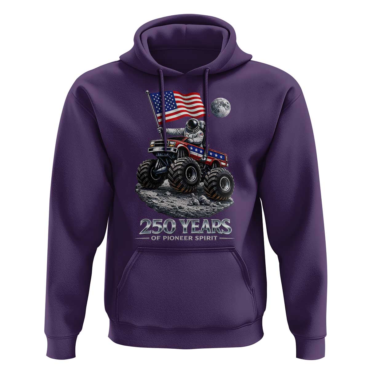 Astronaut 250 Years Of Pioneer Spirit Hoodie USA 250th Anniversary