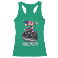 Astronaut 250 Years Of Pioneer Spirit Racerback Tank Top USA 250th Anniversary