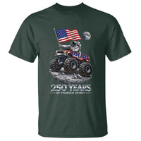Astronaut 250 Years Of Pioneer Spirit T Shirt USA 250th Anniversary