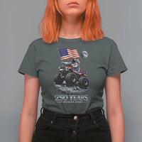 Astronaut 250 Years Of Pioneer Spirit T Shirt For Women USA 250th Anniversary