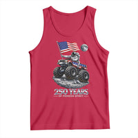 Astronaut 250 Years Of Pioneer Spirit Tank Top USA 250th Anniversary