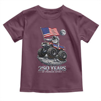 Astronaut 250 Years Of Pioneer Spirit Toddler T Shirt USA 250th Anniversary