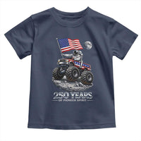 Astronaut 250 Years Of Pioneer Spirit Toddler T Shirt USA 250th Anniversary
