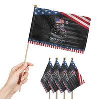 Astronaut 250 Years Of Pioneer Spirit Patriotic Handheld Flag USA 250th Anniversary