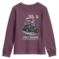 Astronaut 250 Years Of Pioneer Spirit Youth Sweatshirt USA 250th Anniversary