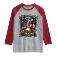 Astronaut 250 Years Of Pioneer Spirit Raglan Shirt Patriotic Astronaut Graphic Gift
