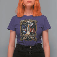 Astronaut 250 Years Of Pioneer Spirit T Shirt For Women Patriotic Astronaut Graphic Gift