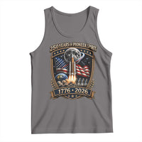 Astronaut 250 Years Of Pioneer Spirit Tank Top Patriotic Astronaut Graphic Gift