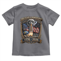 Astronaut 250 Years Of Pioneer Spirit Toddler T Shirt Patriotic Astronaut Graphic Gift