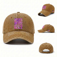 Funny Adult Humor Washed Cotton Baseball Cap Mike Who Cheese Wet