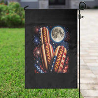 4th Of July Hotdog Fireworks Garden Flag American Food Lovers