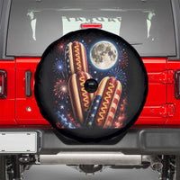 4th Of July Hotdog Fireworks Spare Tire Cover American Food Lovers