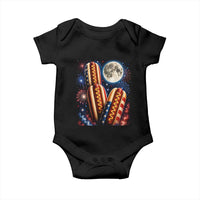 4th Of July Hotdog Fireworks Baby Onesie American Food Lovers