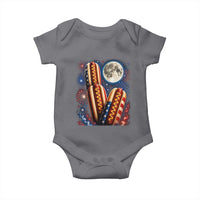 4th Of July Hotdog Fireworks Baby Onesie American Food Lovers