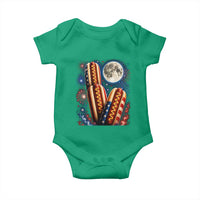 4th Of July Hotdog Fireworks Baby Onesie American Food Lovers