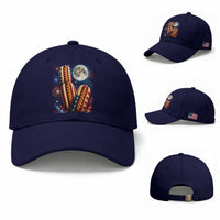4th Of July Hotdog Fireworks Baseball Cap American Food Lovers