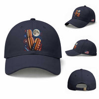 4th Of July Hotdog Fireworks Baseball Cap American Food Lovers