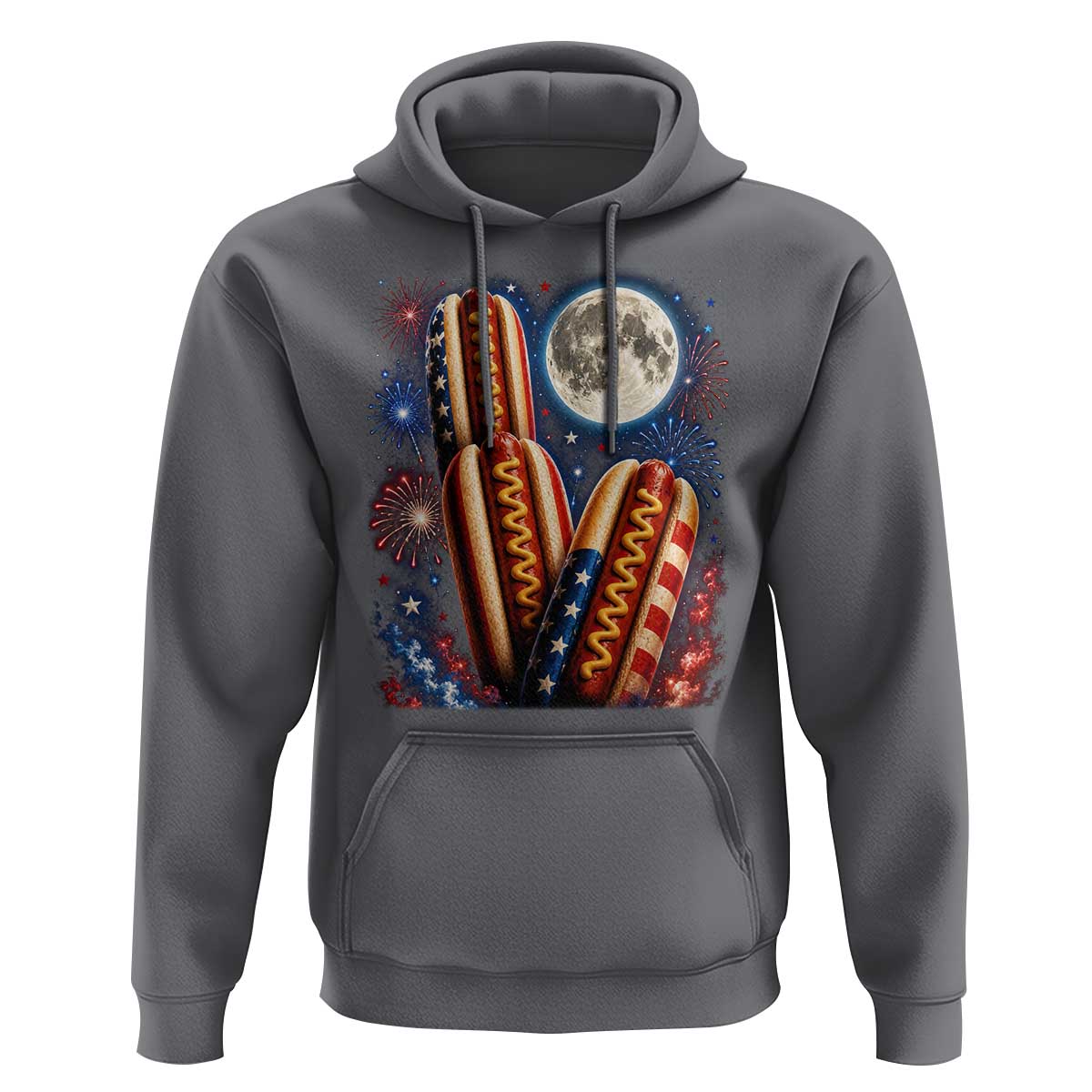 4th Of July Hotdog Fireworks Hoodie American Food Lovers