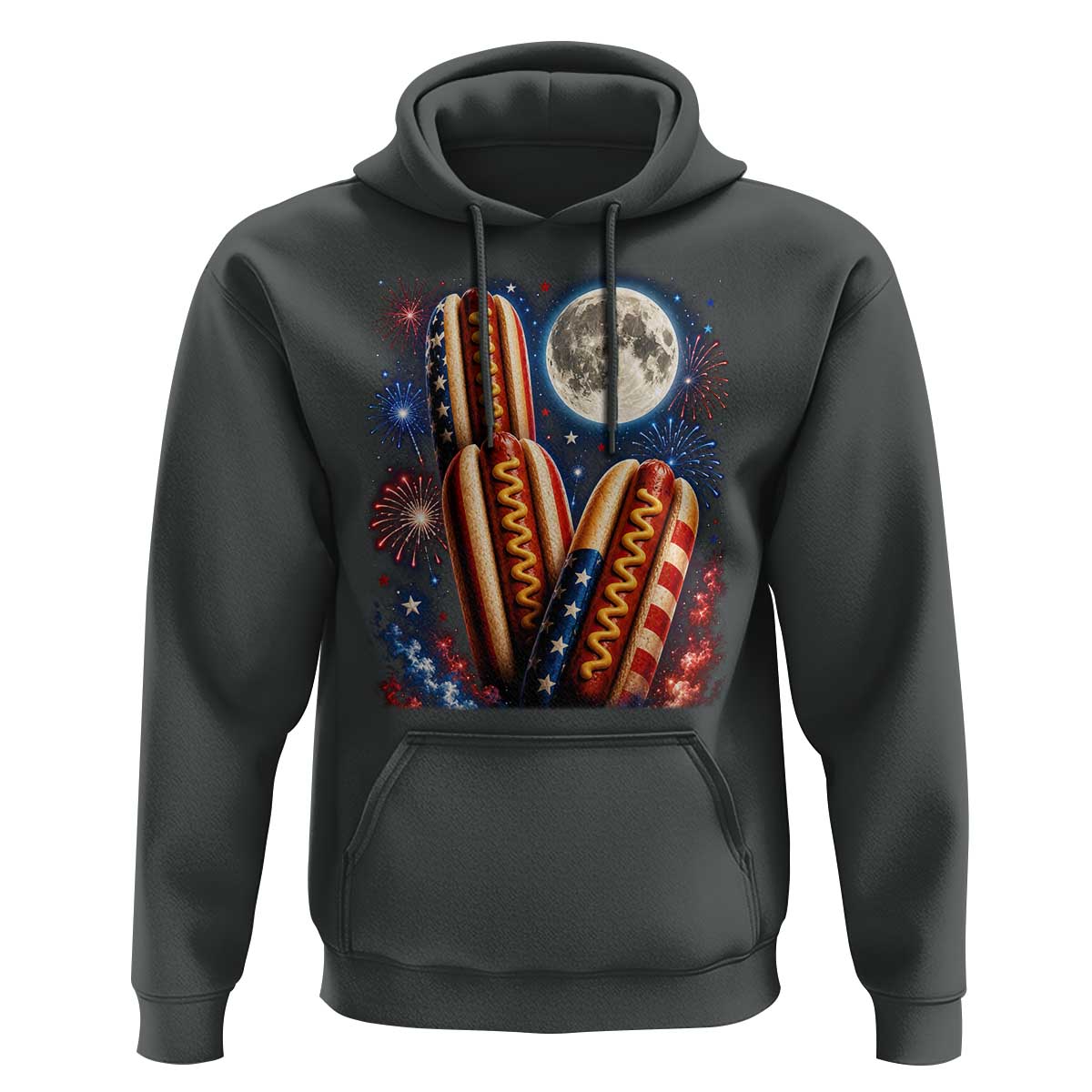 4th Of July Hotdog Fireworks Hoodie American Food Lovers