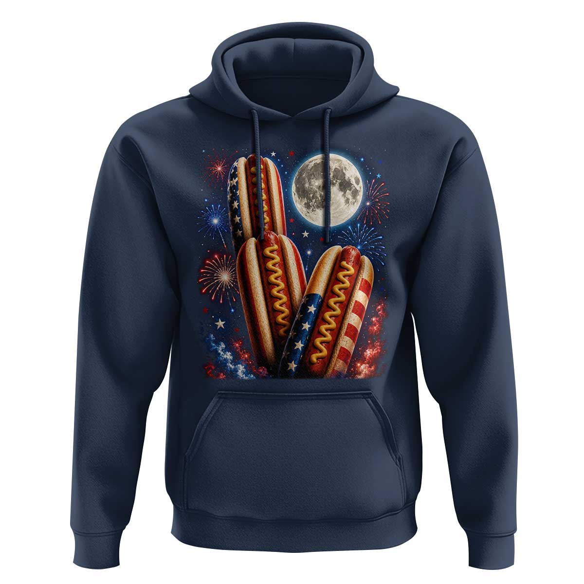 4th Of July Hotdog Fireworks Hoodie American Food Lovers