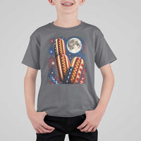 4th Of July Hotdog Fireworks T Shirt For Kid American Food Lovers