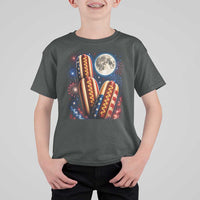 4th Of July Hotdog Fireworks T Shirt For Kid American Food Lovers