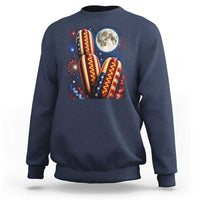 4th Of July Hotdog Fireworks Sweatshirt American Food Lovers
